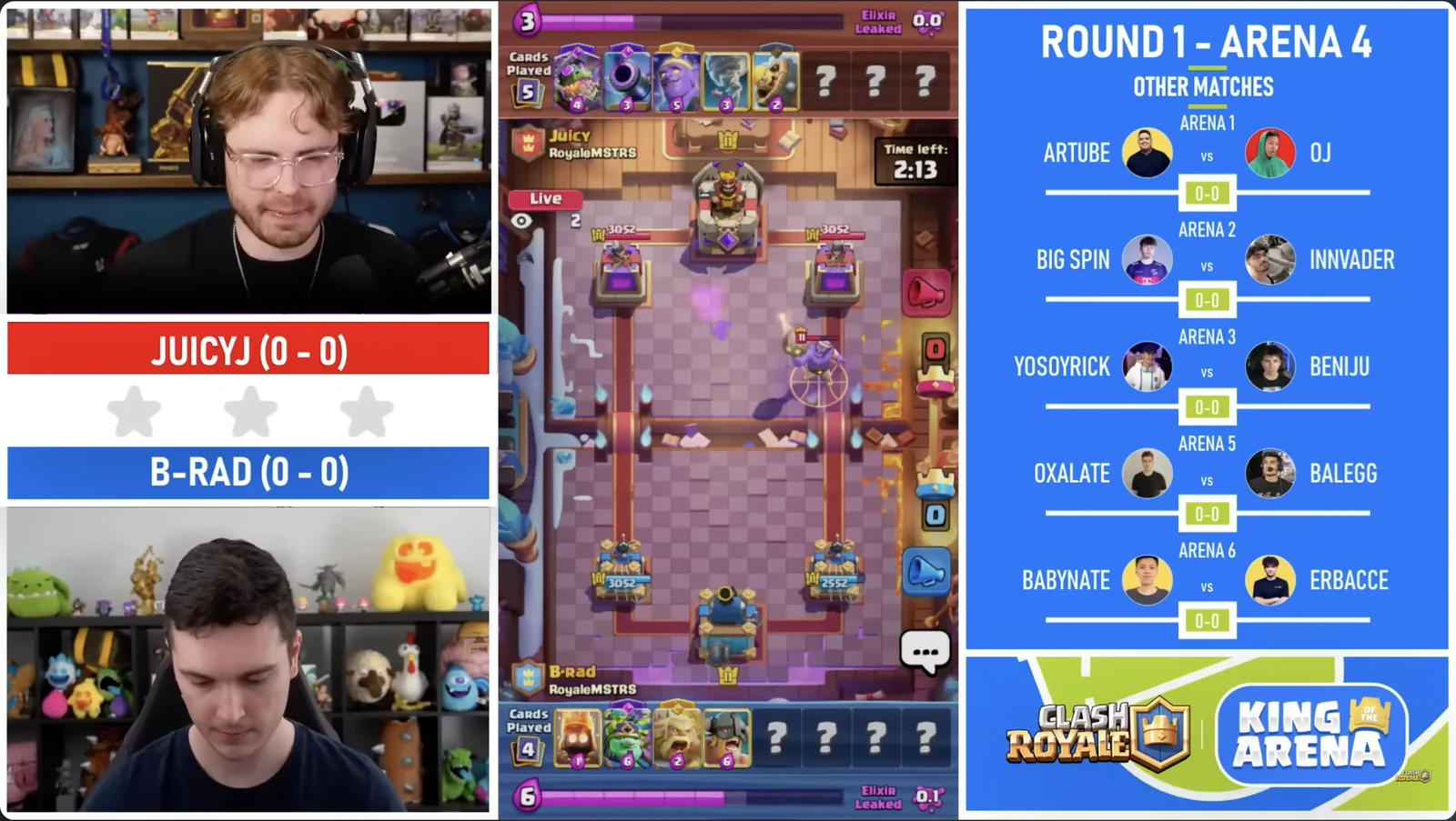 King of the Arena broadcast