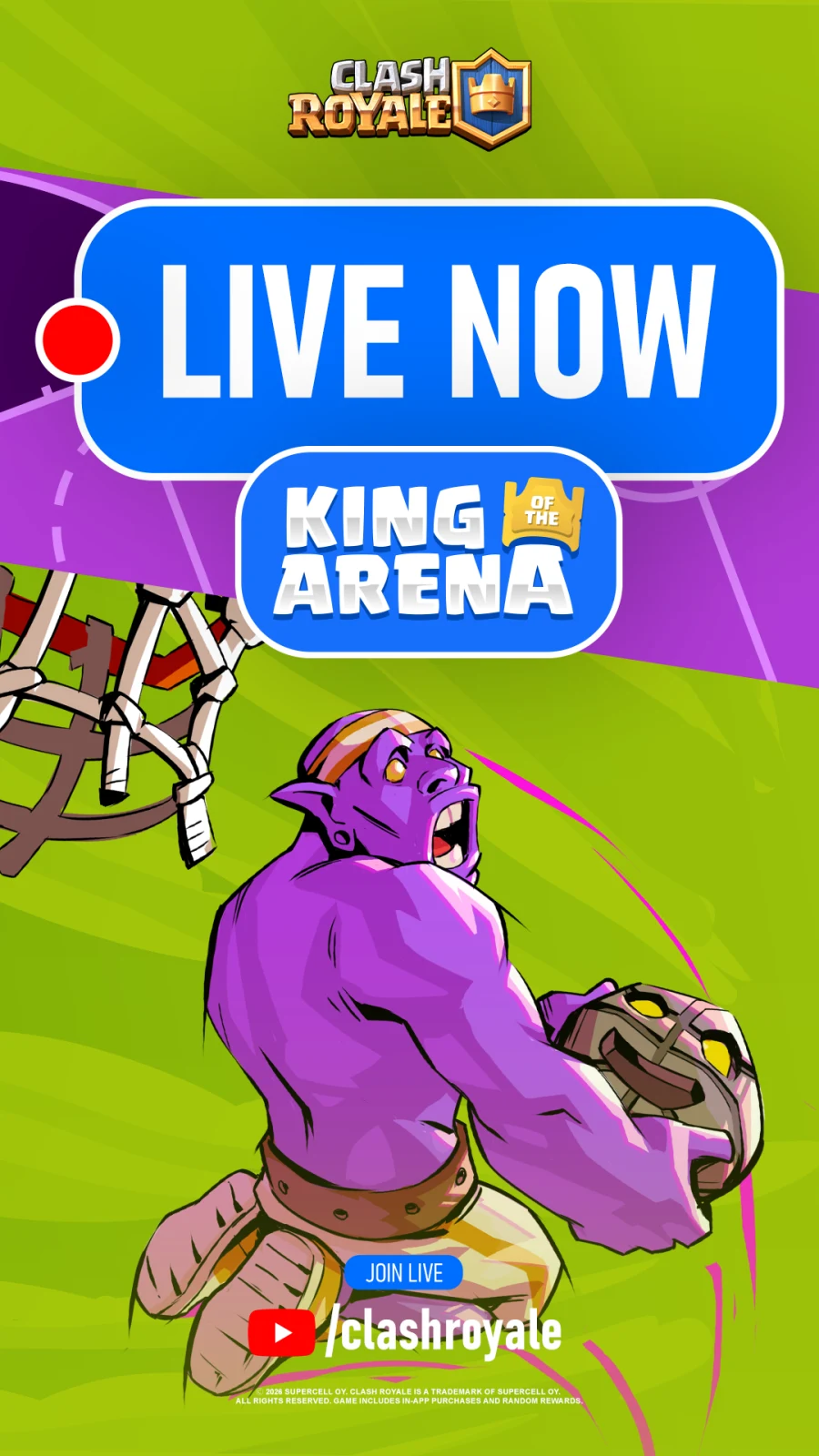 King of the Arena go-live social story