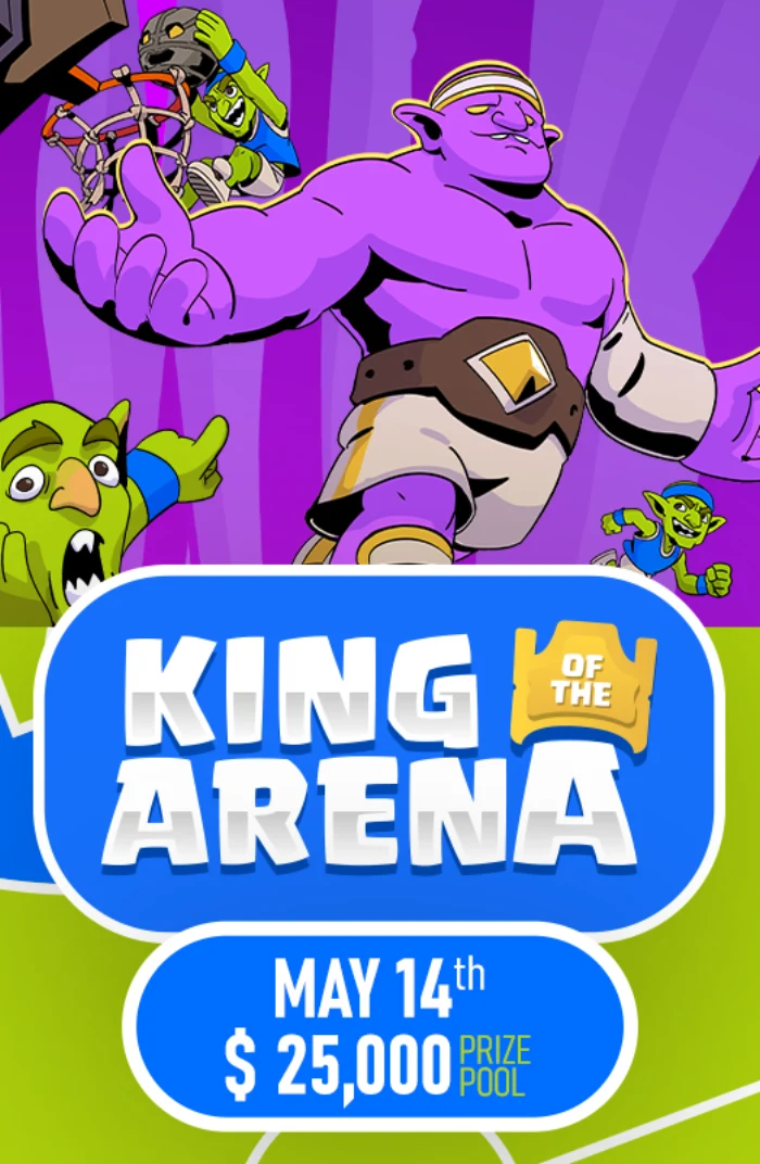 King of the Arena vertical key visual