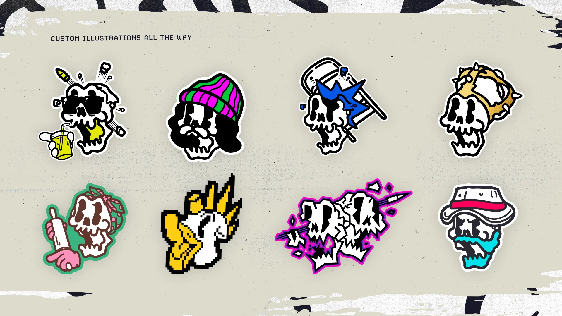 WTF: Warzone Total Frenzy — custom illustrations